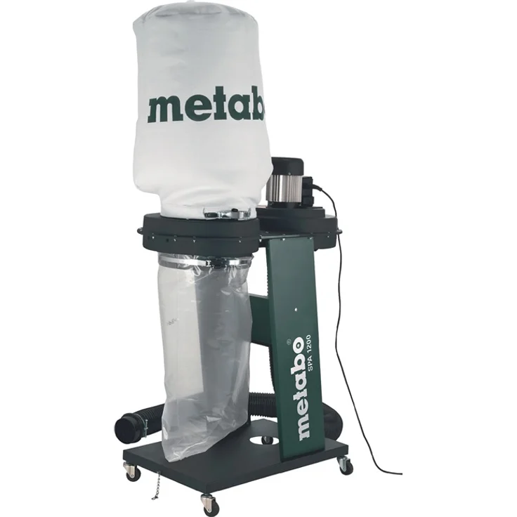 Späneabsauganlage SPA 1200 900 m³/h 1 m² 65l 550W METABO – Bild 1