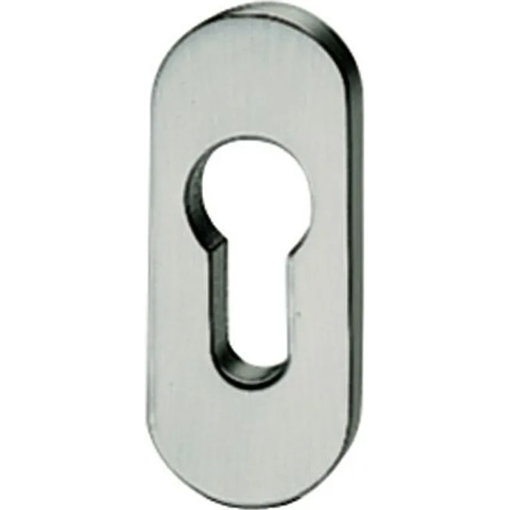 FSB Profiltür-Schlüssel-Rosette 17 1757 VA 6204 ov. blind S.7mm