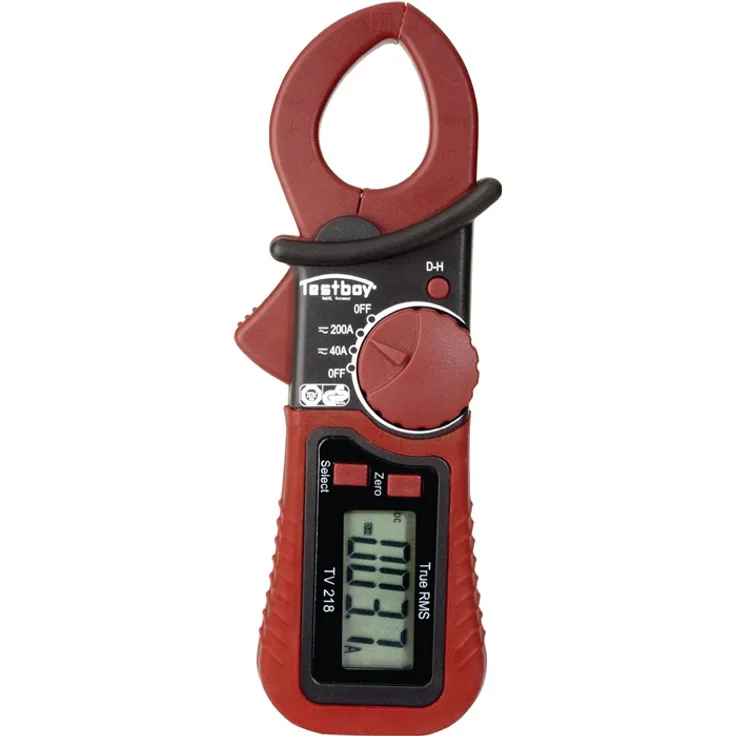 Zangenamperemeter TV 218 10 mA-200 A AC-DC CAT III 300 V TESTBOY