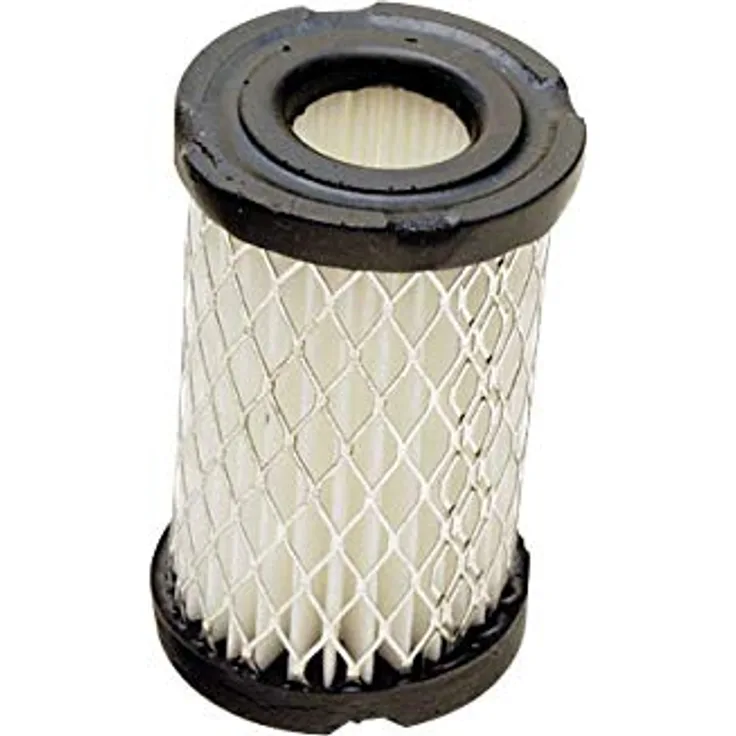 Ratioparts Rundluftfilter, Innendurchmesser 20 mm, Außendurchmesser 44 mm, Höhe 73 mm, für Tecumseh Luftfilter Rund, Weiß