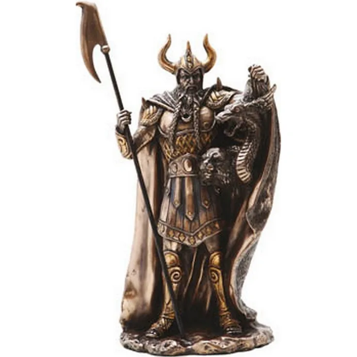 Dekofigur bronziert - Modell Loki - Bronzefigur Figur Deko Wohndeko Statue Gott