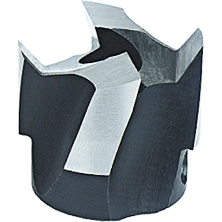 Ent European Norm Tools - ENT 42330 Aufsteckversenker für Schlangenbohrer HS (HSS), Durchmesser (D1) 12 mm, D2 30 mm, NL 18 mm, GL 28 mm