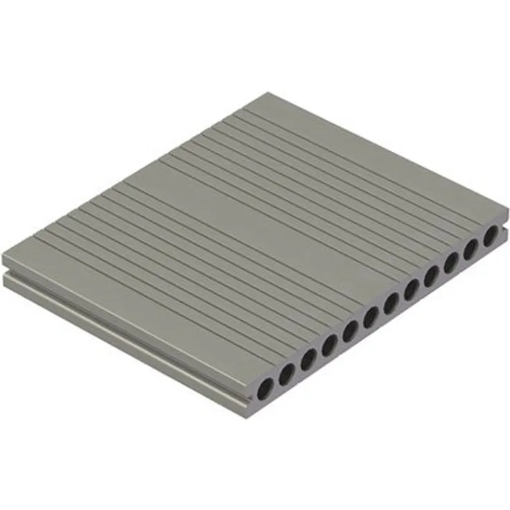 Osmo BPC Terrassendiele Multi-Deck Hohlkammer Hellgrau 2,5 x 24,5 x 400 cm 4006850736751