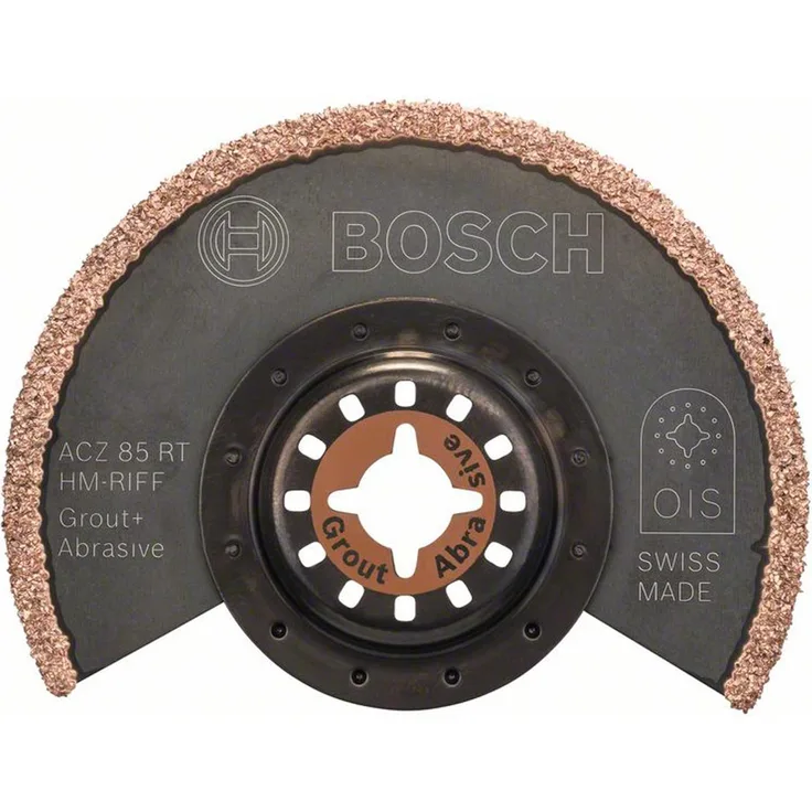 Bosch Karbid Segmentsägeblatt Mörtel und Fliesenkleber für Multifunktionswerkzeuge Starlock (ACZ 85 RT3)