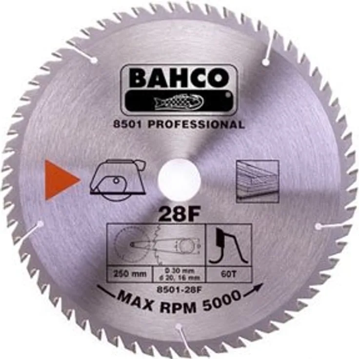 Bahco 8501-10F BH8501-10F Kreissägeblatt 170mm mit 30 Zähnen für Holz