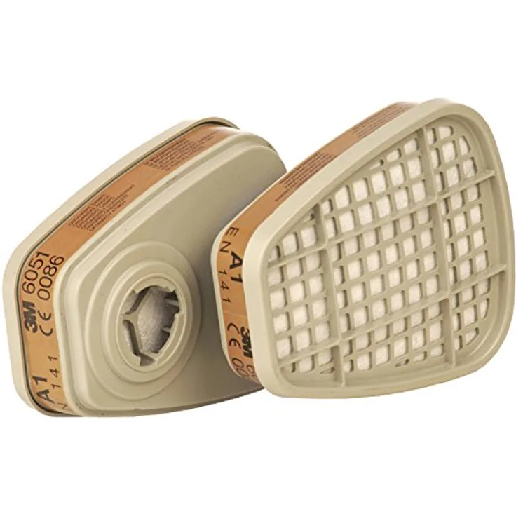 3M 6051 Kombinationsfilter, A1, gegen organische Gase und Dämpfe 2-er Pack