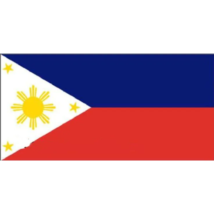 Flaggenking Philippinen Flagge-Fahne, mehrfarbig, 150 x 90 x 1 cm, 17007