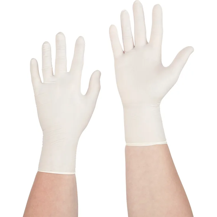 Semperguard 813780041/3000001289 Latex IC Einmalschutz und Untersuchungshandschuh aus Naturlatex, puderfrei, Größe XS, 5-6, Naturweiß (100 er-Pack)