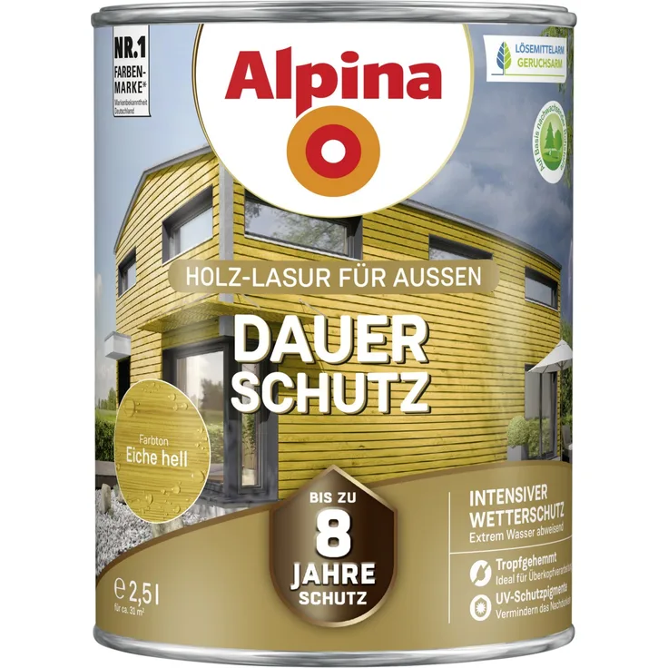 Alpina Dauer-Schutz 2,5 l, eiche hell