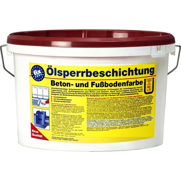 5L Ölsperrbeschichtung fix 2000 rotbraun