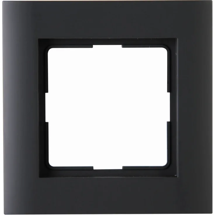 Kopp ATHENIS Unterputz-Feuchtraum 1-fach Abdeckrahmen, Schutzart IP44, anthrazit - Color Expert