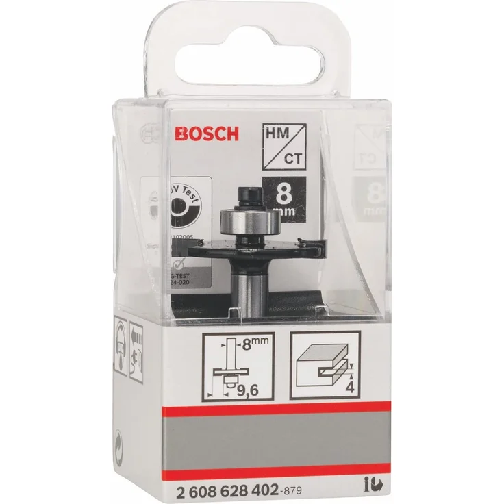 Bosch Professional Zubehör 2 608 628 402 Scheibennutfräser 8 mm, D1 32 mm, L 4 mm, G 51 mm – Bild 5