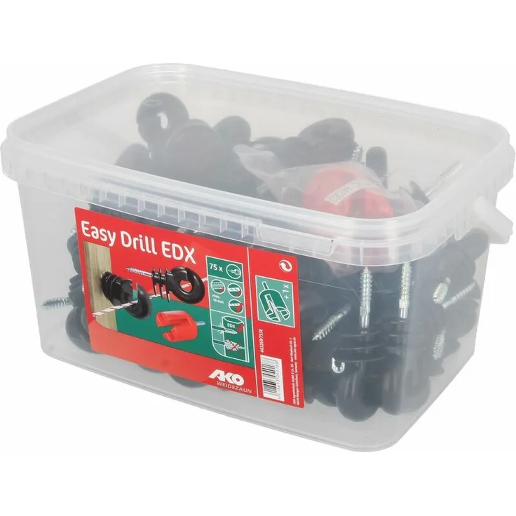 AKO - Easy Drill Ringisolator EDX, 75 Stück inkl. Einschraubhilfe