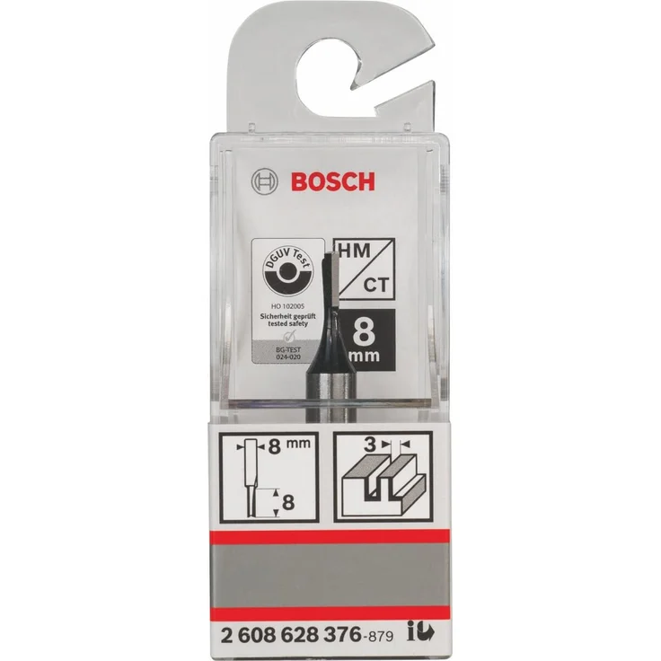 Bosch Professional Nutfräser Standard for Wood (für Holz, Ø 3 mm, Arbeitslänge 8 mm, Zubehör Handfräse) – Bild 3