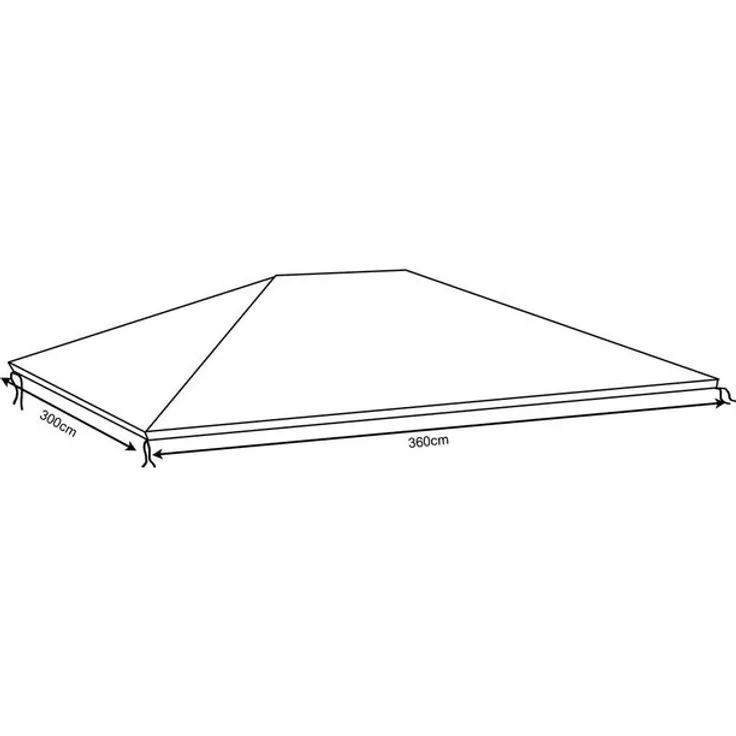 Quick Star Pavillon-Schutzhülle Barcelona 2, für 360x300 cm