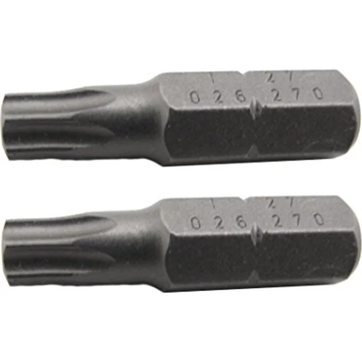 Felo 0715710295 Torx T27 Industrie Bits – auf Karte (2 Pack), Länge: 2,5 cm