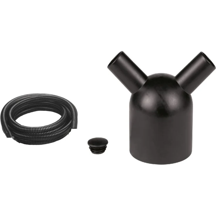 Original Einhell Absaugadapterset (passend für Absauganlagen, Schlauchanschlüsse 1x 100 mm und 2x 36 mm) – Bild 1