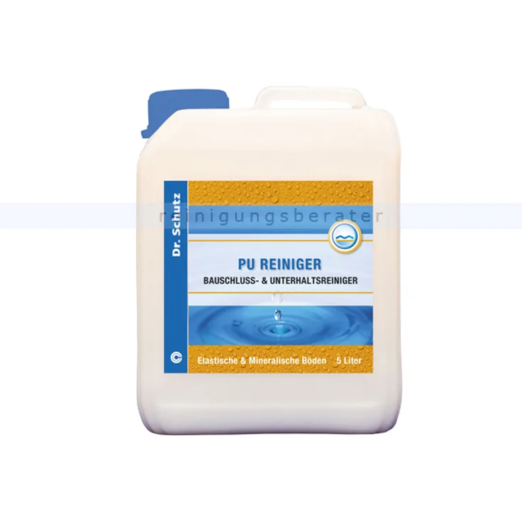 Dr. Schutz Hochleistungsreiniger Dr. Schutz PU Reiniger 10 L Pflegemittel für elastische und mineralische Böden