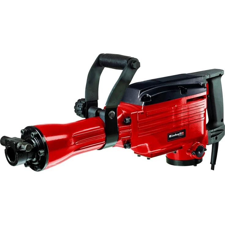 Einhell Abbruchhammer TC-DH 43 (1.600 W, 43 J Einzelschlagstärke, SDS-hex-Werkzeugaufnahme, 180°-verstellbarer Zusatzhandgriff, inkl. Spitz- und Flachmeißel, Koffer) – Bild 2