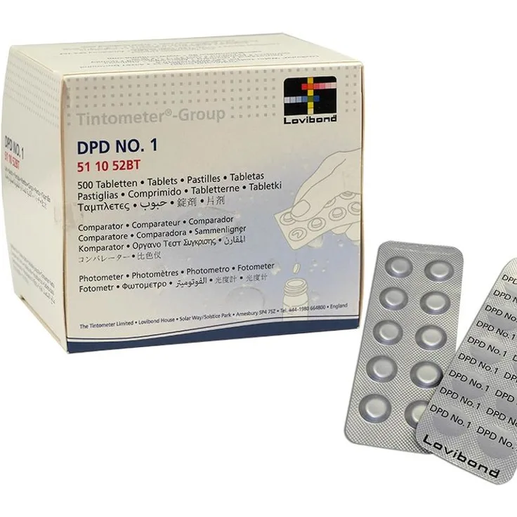 Lovibond DPD 1 Photometer 500 Tabletten (50 Streifen)