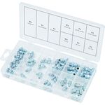 KS Tools 970.0360 Sortiment Schmiernippel, metrisch & Zoll, 70-tlg