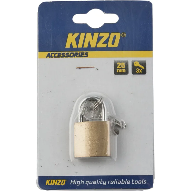 KINZO Padlock 25 mm OT, 48734