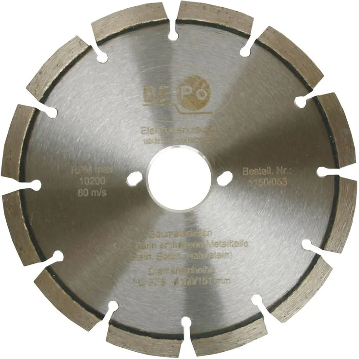 BEPO Diamant Trennscheibe Putz, Beton