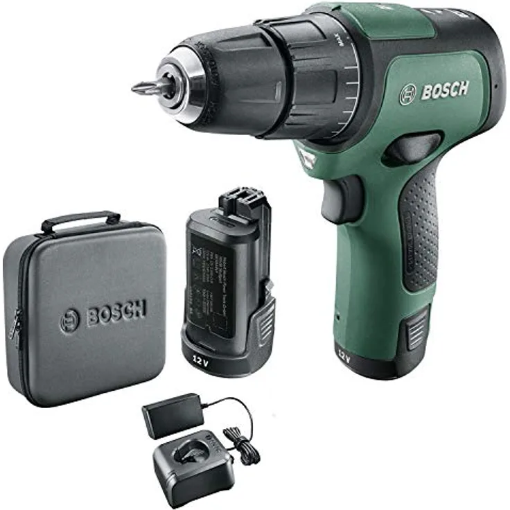 Bosch Akku Akkubohrschrauber EasyImpact 12 (2 Akkus,12 Volt System,in Tasche)
