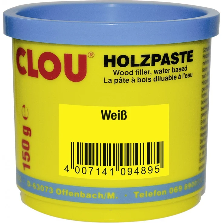 Clou Holzpaste 150 g, weiß – Bild 2