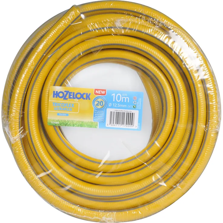 Hozelock Tricoflex 117000 Gartenschlauch Ultraflex, gelb