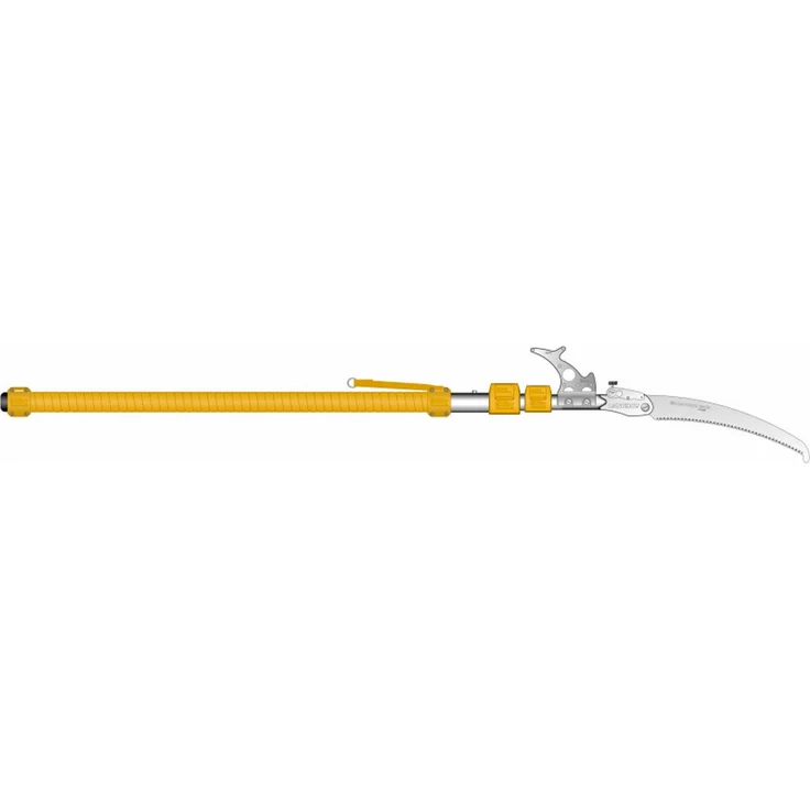 Silky 3-teilige Teleskopsäge Longboy 3,6m nur 1,45m Transportlänge – Bild 1