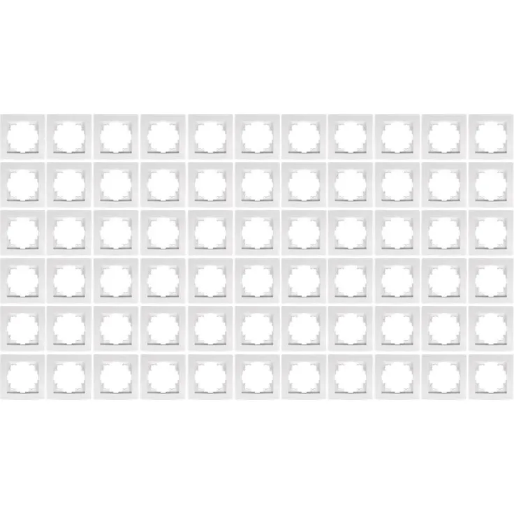 Rahmen McPower Flair 1-fach weiß 66er-Pack