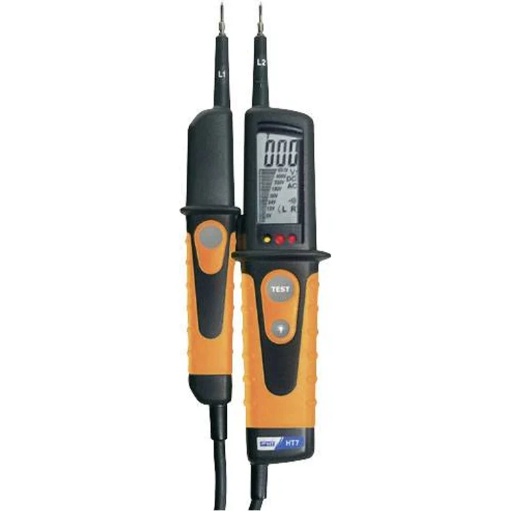 HT Instruments HT7 Zweipoliger Spannungsprüfer CAT III 1000 V, CAT IV 600V LCD, LED, Akustik – Bild 1