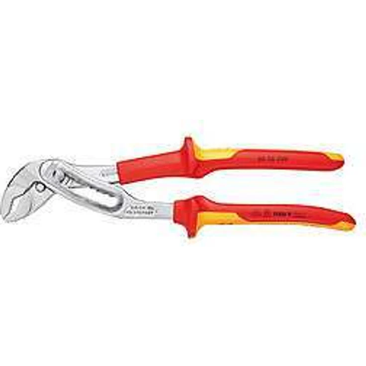 KNIPEX 88 06 250 Alligator Wasserpumpenzange isoliert mit Mehrkomponenten-Hüllen, verchromt 250 mm