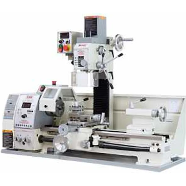 ELMAG Universal Dreh- und Fräskombination: Universal-Drehmaschine SUPERTURN 700-140 V+Fräs- und Bohreinheit MFB 20 Vario