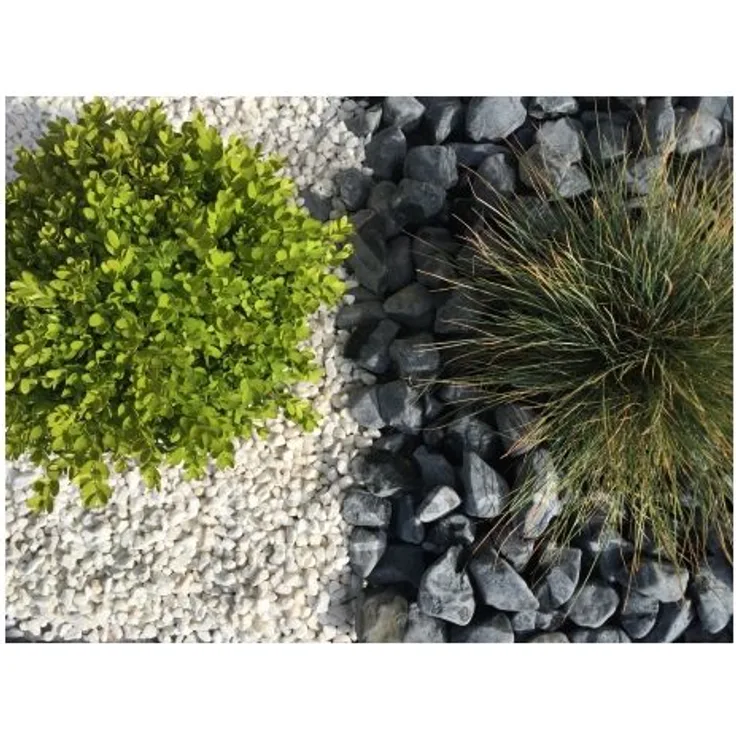 Kaliber Pure White Gravel 8-12 mm Bulk Big-Bag 12,50 M²