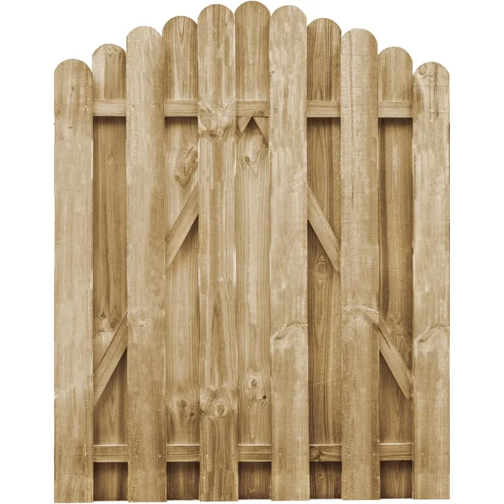 vidaXL Gartentor Imprägniertes Kiefernholz 100 x 125 cm