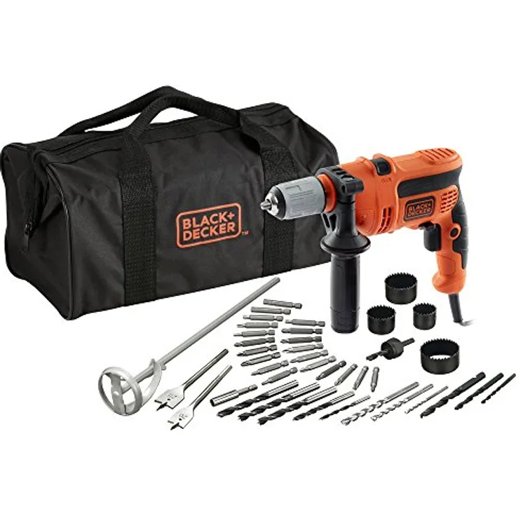 Black + Decker CD714CREW2 Schlagbohrmaschine 710 Watt