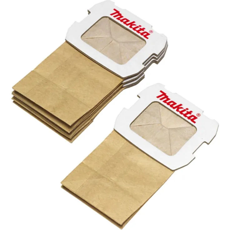 Makita STAUBSACK PAPIER (5 Stück) DBO180/BO4555/BO4558/BO O3711/BO5041/BO4565/BO4566 (194746-9)
