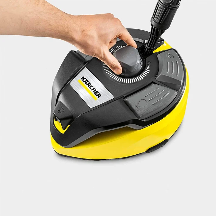 Kärcher T 7 Plus Flächenreiniger T-Racer für Kärcher K4, Kärcher K5, Kärcher K6, Kärcher K7 Für harte und sensible Flächen geeignet Spritzschutz, abgerundete Ecken, Lenkrollen, Dampf-Turbo-Düse – Bild 7