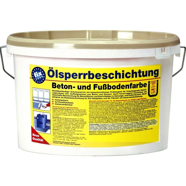 Baufan - 5L Ölsperrbeschichtung fix 2000 grau RAL 7032
