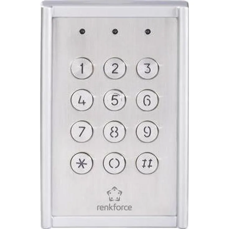 Renkforce 751624 Codeschloss Aufputz IP65 mit beleuchteter Tastatur