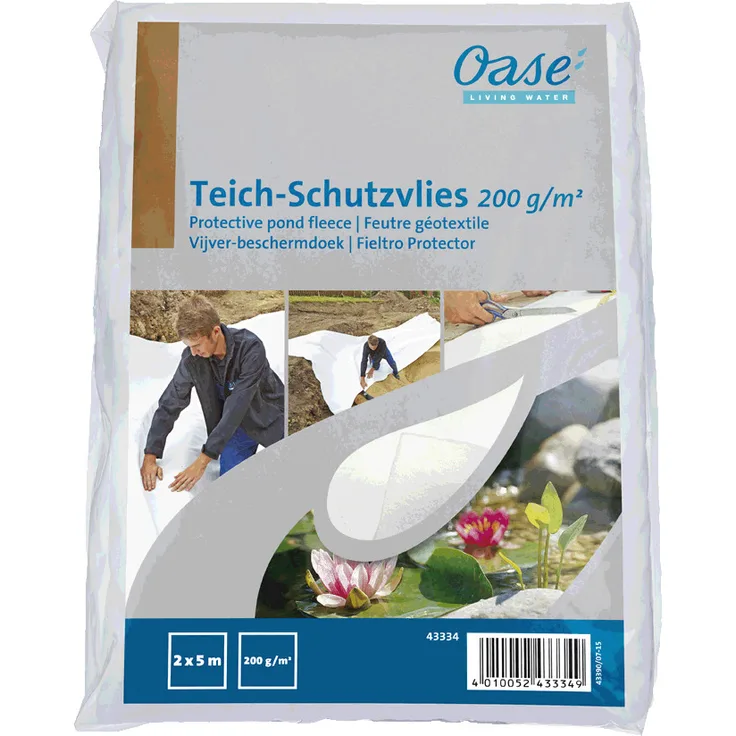 Oase Teich-Schutzvlies 200 g/m² / 2 x 5 m