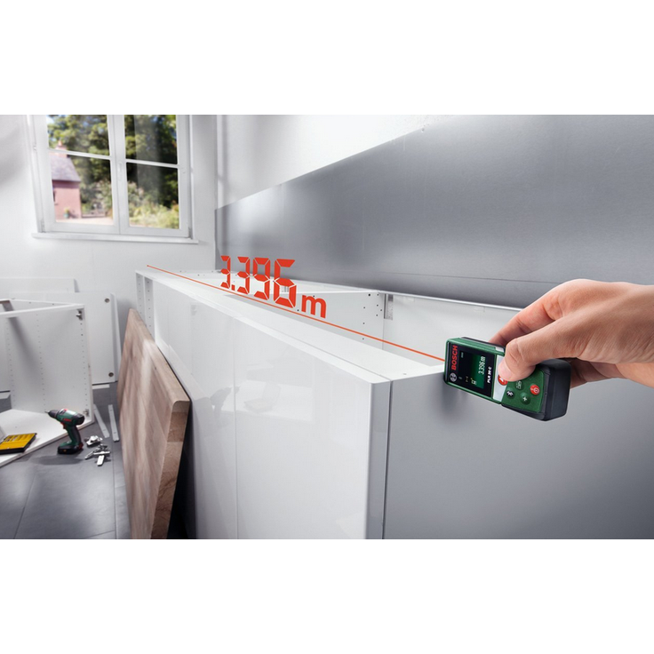Bosch Entfernungsmesser PLR 30 C (mit App-Funktion, Messbereich: 0,05 30 m, Genauigkeit: ± 2 mm, im Karton) – Bild 2