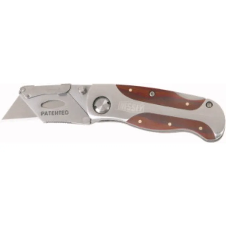 Bessey 7002389 Erdi Klapp-Messer mit Holzgriff