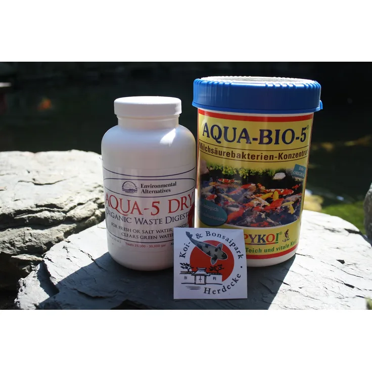 AQUA-BIO-5 Milchsäurebakterien (Hochkonzentriert) mit Enzym-Hefezellen 0,5 Liter für 75 Qbm  