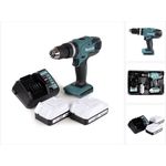 Makita HP457DWE 18V G-Serie Akku Schlagbohrschrauber,42Nm,2x Akku 1,5Ah + Ladegerät - ohne Koffer