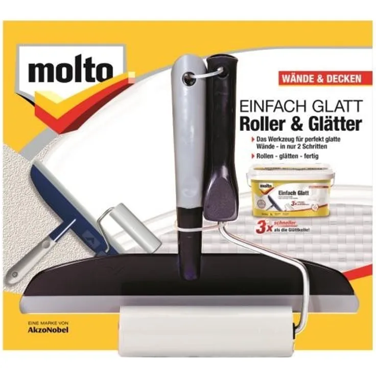 Molto Einfach Glatt Roller und Glätter
