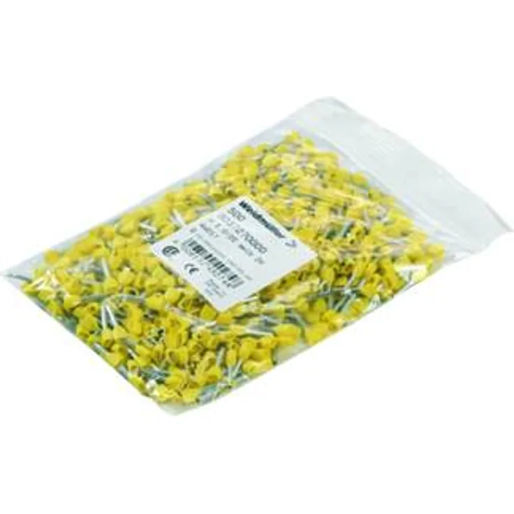 Weidmüller 1139070000 Zwillings-Aderendhülse 0.34mm² Teilisoliert Türkis 500St.