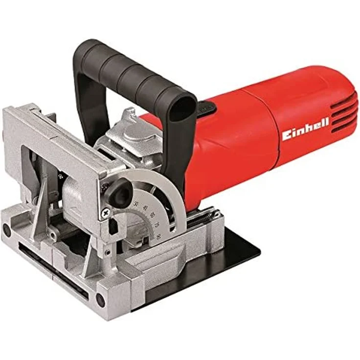 Einhell Flachdübelfräse TC-BJ 900 (860 W, 14 mm, Winkel- und Höheneinstellung, Staubfangsack, Koffer) – Bild 3